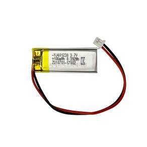 YJ 리튬폴리머배터리 KC인증충전지 3.7V YJ401230 110mAh, 1개, 1개입