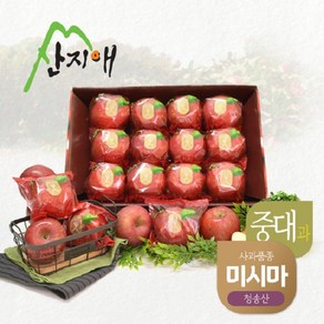 산지애 씻어나온 꿀사과 3kg 1box (중대과) 청송산 미시마 당도선별, 1개, 상세 설명 참조