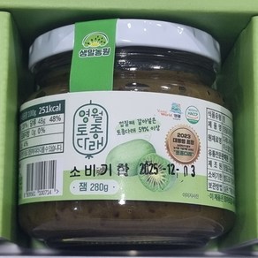 대통령표창받은 영월 토종다래잼 280g x 3개입, 3개