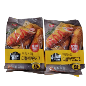 [트레이더스] 퀴진 크리스피 더블빅 핫도그 1.04kg (무료배송 아이스박스포장), 2개