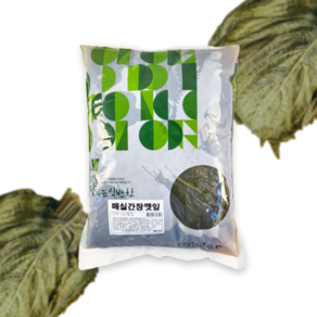 깻잎절임 깻잎장아찌 대용량 식당용반찬 중국산 4KG 매실간장깻잎, 1개