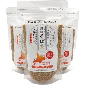 天保堂 일본직구 텐포도 소바 티 맨텐 키라리 100% 홋카이도 120g x 3봉지 세트, 사이즈, 3개