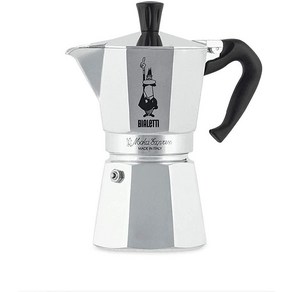 Bialetti 모카 포트 익스프레스 6컵 알루미늄 실버