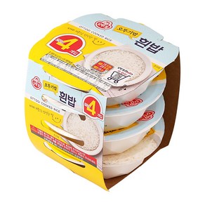 맛있는오뚜기밥 210Gx4입오뚜기, 210g, 4개