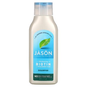 Jason Natual 씨큰 _ 리스토어 비오틴 + 히알루론산 샴푸 473ml(16fl oz), 1개, 473ml