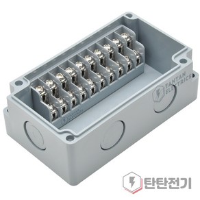 FIBOX 플라스틱 핀박스 FI-10 PIN(Blue)-N 터미널 조인트 단자 제어 박스, 1개