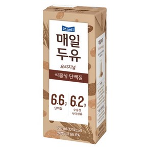 [똑똑]매일두유 오리지널 190ml 12팩, 190mg, 24개