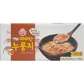 오뚜기 옛날 구수한 누룽지 60g X 18입, 1.08kg, 1개