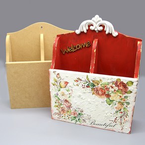 2칸 영수증꽂이 반제품 23cm M-03-064, 1개