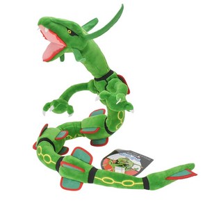RENMINGFF 레쿠자 포켓몬스터 인형 레쿠쟈 메가레쿠쟈, 1개, 그린, 78cm