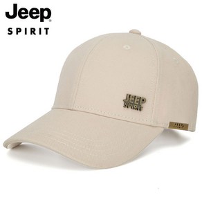 JEEP SPIRIT 스포츠 캐주얼 야구 모자 CA0152 A0602 + 전용 포장, 아이보리, 사계절