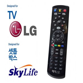 매직온 통합 만능 리모컨 TV 셋톱박스 케이블TV V-450, 블랙, 1개, 상세페이지 참조