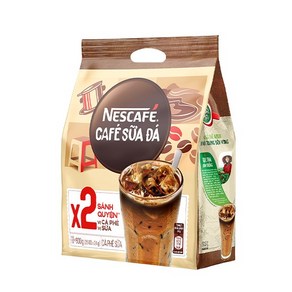 베트남 NESCAFE cafe SUA DA 네스카페 쓰어다 연유커피 600g, 24g, 25개입, 10개