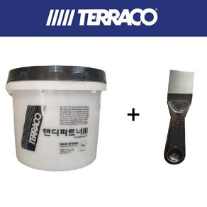 테라코 핸디파트너3 4KG (초속경 보수몰탈) + 쇠헤라 SET, 핸디파트너3 + 쇠헤라, 1개