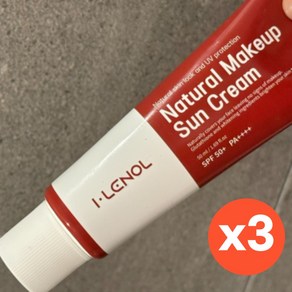[정품]NEW아이레놀 쌩얼크림 3.0 (24호이상 어두운 피부 쌩얼보정), 3개, 50ml