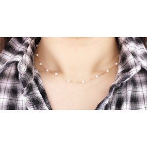 자체제작 상품 [엔젤골드] 14k 담수진주 목걸이