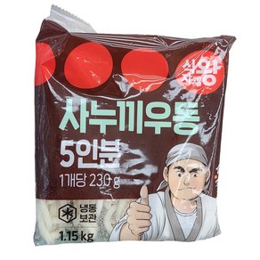 식자재왕 사누끼우동 5인분, 1개, 1.15kg