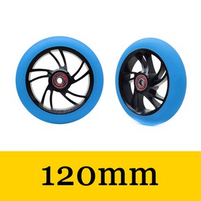 푸시 킥 스턴트 스쿠터 휠 교체 베어링 및 부싱 스쿠터 부품 액세서리 100mm 110mm 120mm 세트당 2, 120mm model2