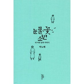 (박노해 느린걸음) 눈물꽃 소년 내 어린 날의 이야기, 분철안함
