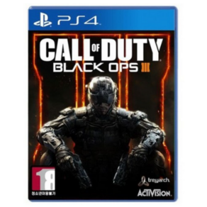 콜 오브 듀티 블랙 옵스 3 (Call of Duty Black OPS 3) 플스 PS4 플레이스테이션 4 정품 게임 타이틀 팩 한글판 (플스 5 호환 가능 국내 배송)