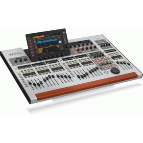 베링거 BehrinGer WinG 48 채널 28버스 풀 스테레오 디지털 믹싱 콘솔 24페이더 컨트롤 표면 및 10인치 터치 스크린 포함 1466889