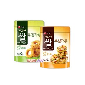 농심 건강한쌀 부침가루 450g 6봉 튀김가루 6개 한박스, 12개