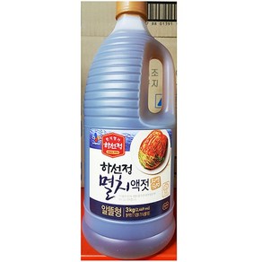 멸치액젓 하선정 3kg 업소용 대용량액젓, 1개