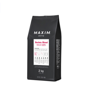 맥심 바리스타 블렌드 원두커피, 홀빈(분쇄안함), 2kg, 2개
