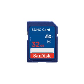 샌디스크 SD메모리카드 SDHC SDXC CLASS4 SDB 카메라 네비게이션 노트북 캐논, 1개, 32GB