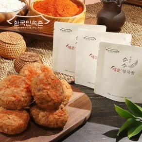 [한국민속촌]100% 국내산 우리콩 순수 청국장 오리지날 HACCP 인증, 20개, 110g