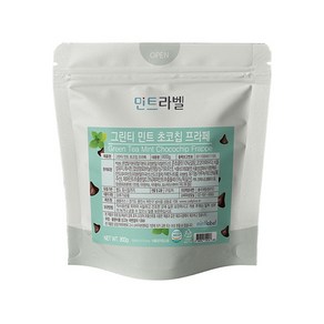 민트라벨 그린티 민트 초코칩 프라페 파우더 800g, 1개, 1개입