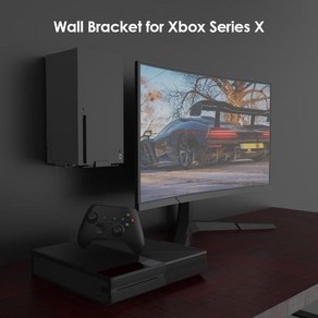 Xbox 시리즈 X 콘솔용 스토리지 브래킷 랙 액세서리 게임 버티컬 엔터테인먼트 벽 마운트 스탠드 거치대, 1개