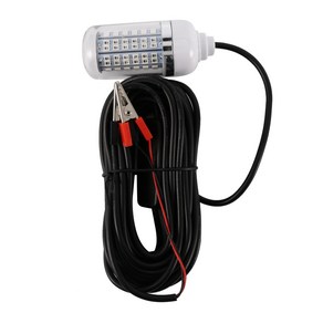 12V LED 녹색 수중 잠수정 야간 낚시 조명 크래피 오징어 보트 낚시 조명, 초록불