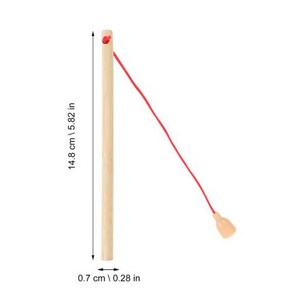 어린이 수영장 낚시 장난감 교육 두뇌 게임 나무 자석, 2) Log 색상 6pcs