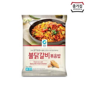 베스트식품 청정원 불닭갈비 볶음밥 400g x5개, 5개