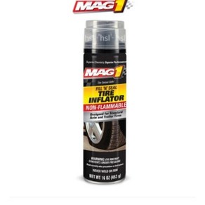 MAG1 맥원 타이어 펑크 수리제 (펑크 수리액) / MAG1 TIRE INFLATOR(타이어 인플레이터) / 불연성 / 340g(12oz), 1개, 340g