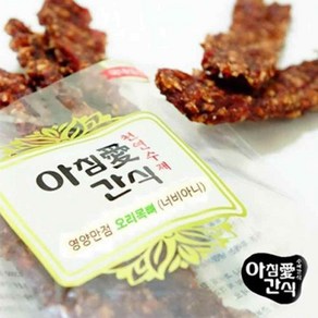 아침애 수제간식 오리 목뼈 너비아니 80g, 1개