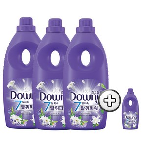 다우니 초고농축 섬유유연제 화이트티와 릴리 향 1L x 3p + 200ml, 1세트