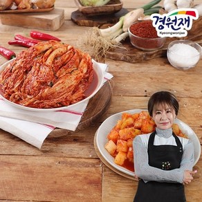 기타 [경원재] 순수 국내산 농산물로 만든 포기김치 5kg + 깍두기 3Kg, 1세트, 8kg