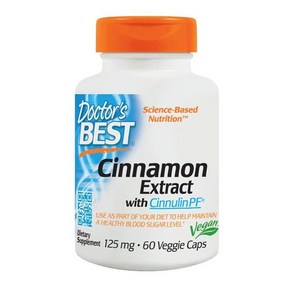 Doctos Best 닥터베스트 Cinnamon Extact CinnulinPF 120mg 60정 계피 추출물 시눌린, 1개