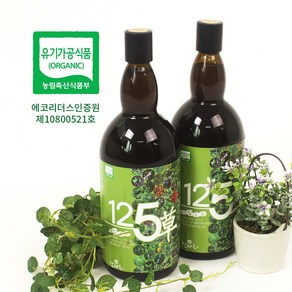 산야초 효소 발효액 유기농 이의영 125초 1100ml 1+1, 125초 1+1