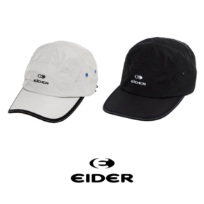 [백화점 매장판] 아이더 EIDER 미니 로고 여름 햇빛가리개 챙모자 남자 여자 남여공용 볼캡 캡모자 모자, 팬텀 블랙