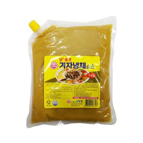 오뚜기 겨자냉채소스, 1kg, 3개
