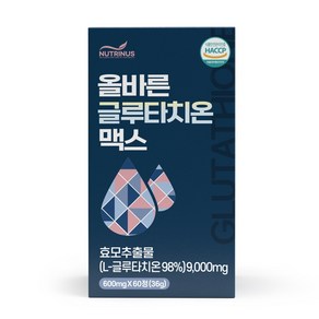 뉴트리너스 올바른 글루타치온 맥스 순도98%, 1개, 60정