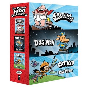 Dav Pilkey's Heo Collection (Captain Undepants #1 Dog Man #1 Cat Kid Comic Club #1)..., Scholastic US