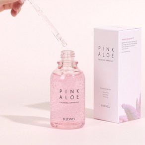 비주얼 핑크알로에 카밍 앰플 100ml, 1개