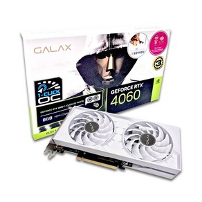 갤럭시 갤럭시 GALAX 지포스 RTX 4060 WHITE OC D6 8GB