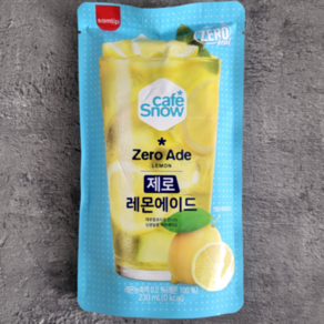 카페스노우 레몬 에이드 파우치, 230ml, 31개