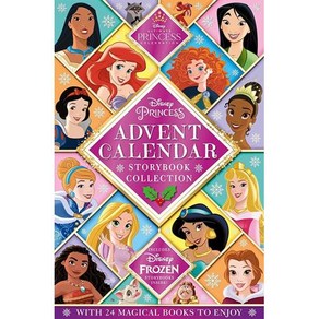 Disney Pincess Stoybook Collection Advent Calenda With 24 Magical Books to Enjoy