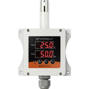 [시스트로닉스 공식총판]당일출고 시스트로닉스 온습도 센서 STH-PR5N_F 아나로그 출력타입 레코더출력 벽부노출타입 크린룸상태모니터링 STH_PR5N_F, 혼합색상, 1개